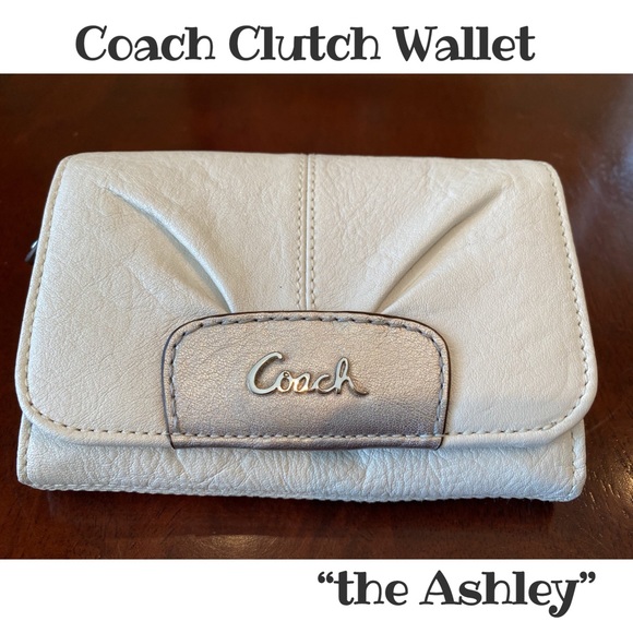 Coach Handbags - Coach Ashley Clutch Wallet